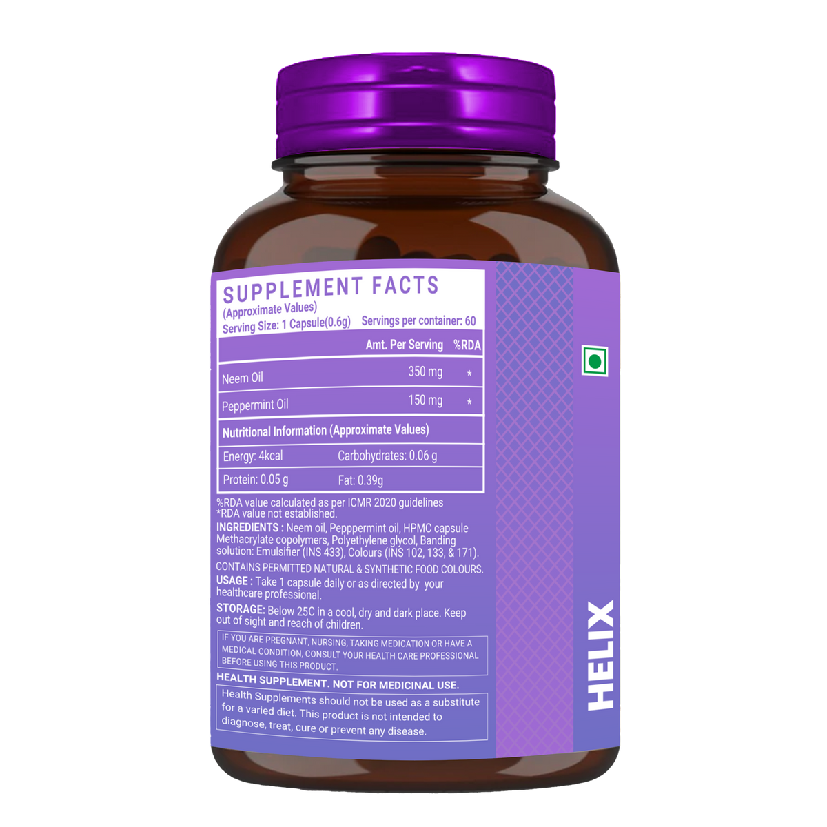 Helix Gut Shield Pro | Nature's Defense For Digestive Balance 60 Capsules