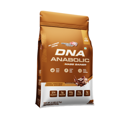 MG DNA Anabolic Mass Gainer 2.7kg (6lbs) –  Premium Mass Gainer Supplement for Bulking