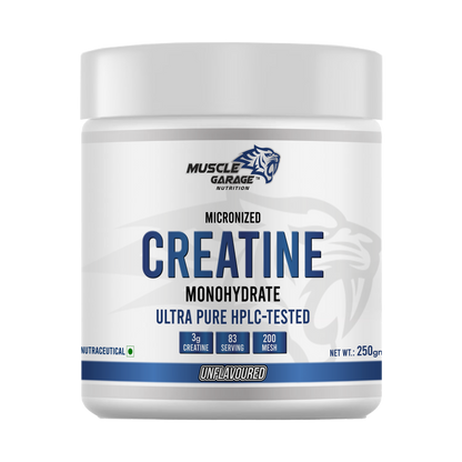 MG Creatine Monohydrate Powder – 250g (Unflavoured) | Ultra Pure HPLC-Tested