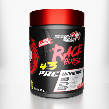 Muscle Garage Racehorse – Pre Workout Powder 151g | 43 Servings