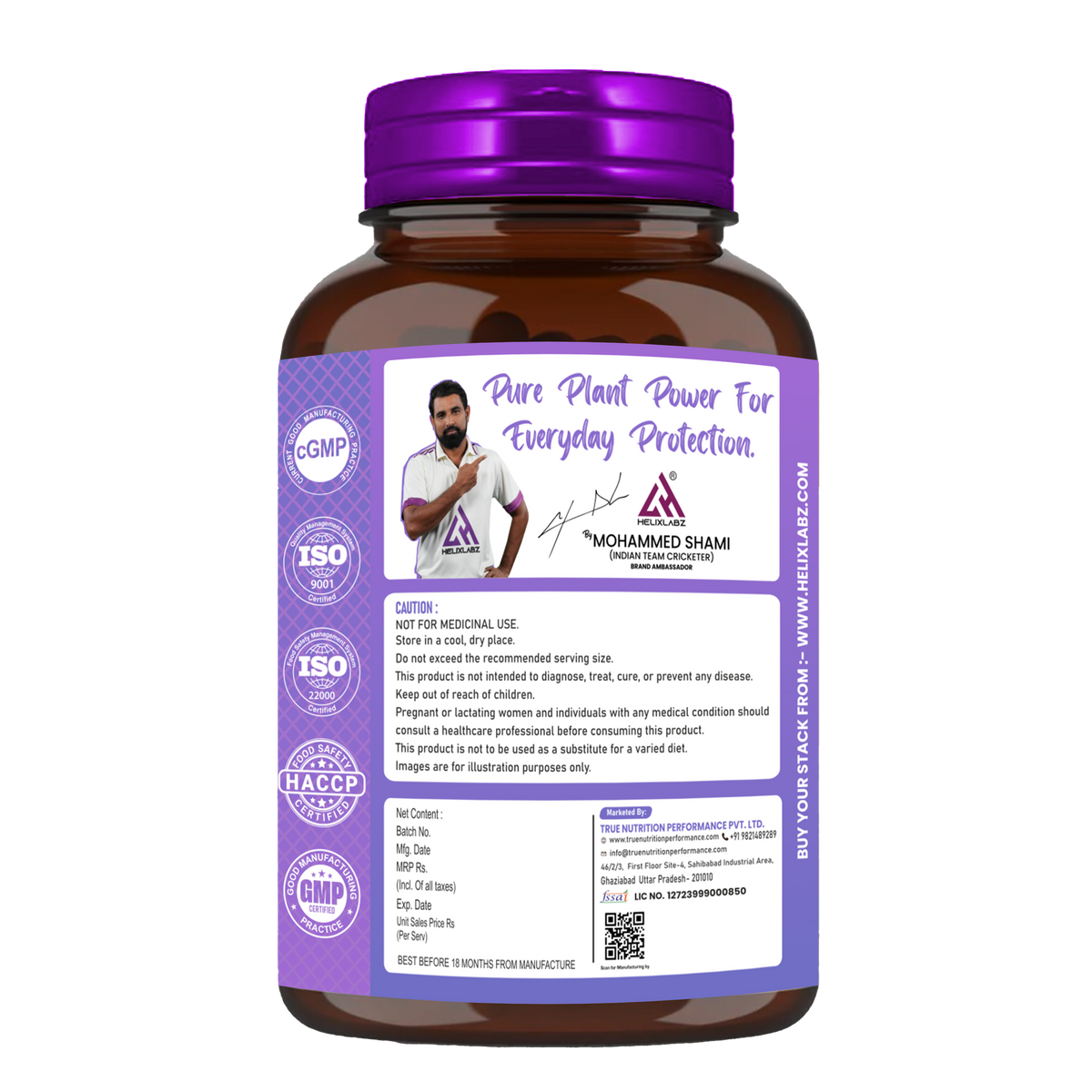 Helix Gut Shield Pro | Nature's Defense For Digestive Balance 60 Capsules