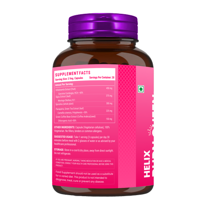 Burn Queen Slimming Capsules for Women (90 Veg Capsules)