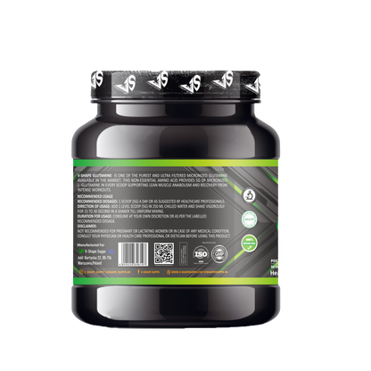 V-SHAPE Micronized Ultra Filtered Glutamine 500Gm - V-Shape Supps