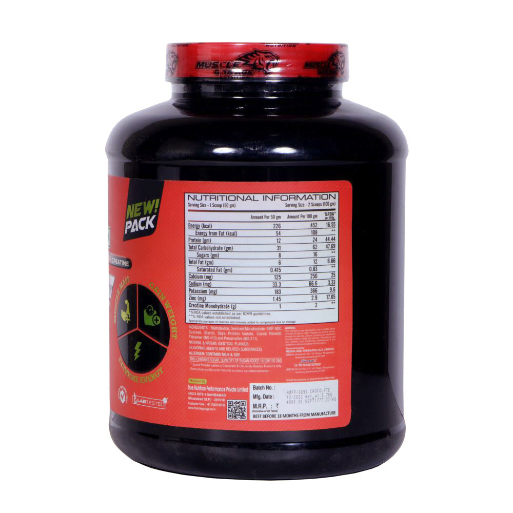 MG Extreme Mass Gainer 2.7KG (6Lbs) – High-Calorie Mass Gainer | 24g Protein