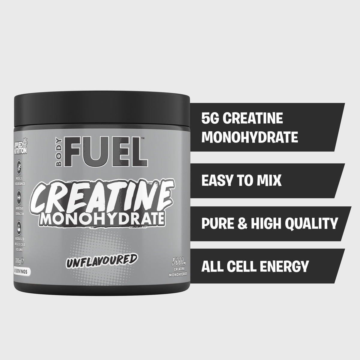 Applied Nutrition BodyFuel Creatine Monohydrate Powder (300g - 60 Servings)