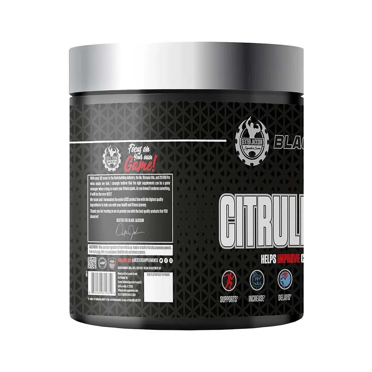 Dexter Jackson Black Series Citrulline Malte (250 Gm, 125 Servings)