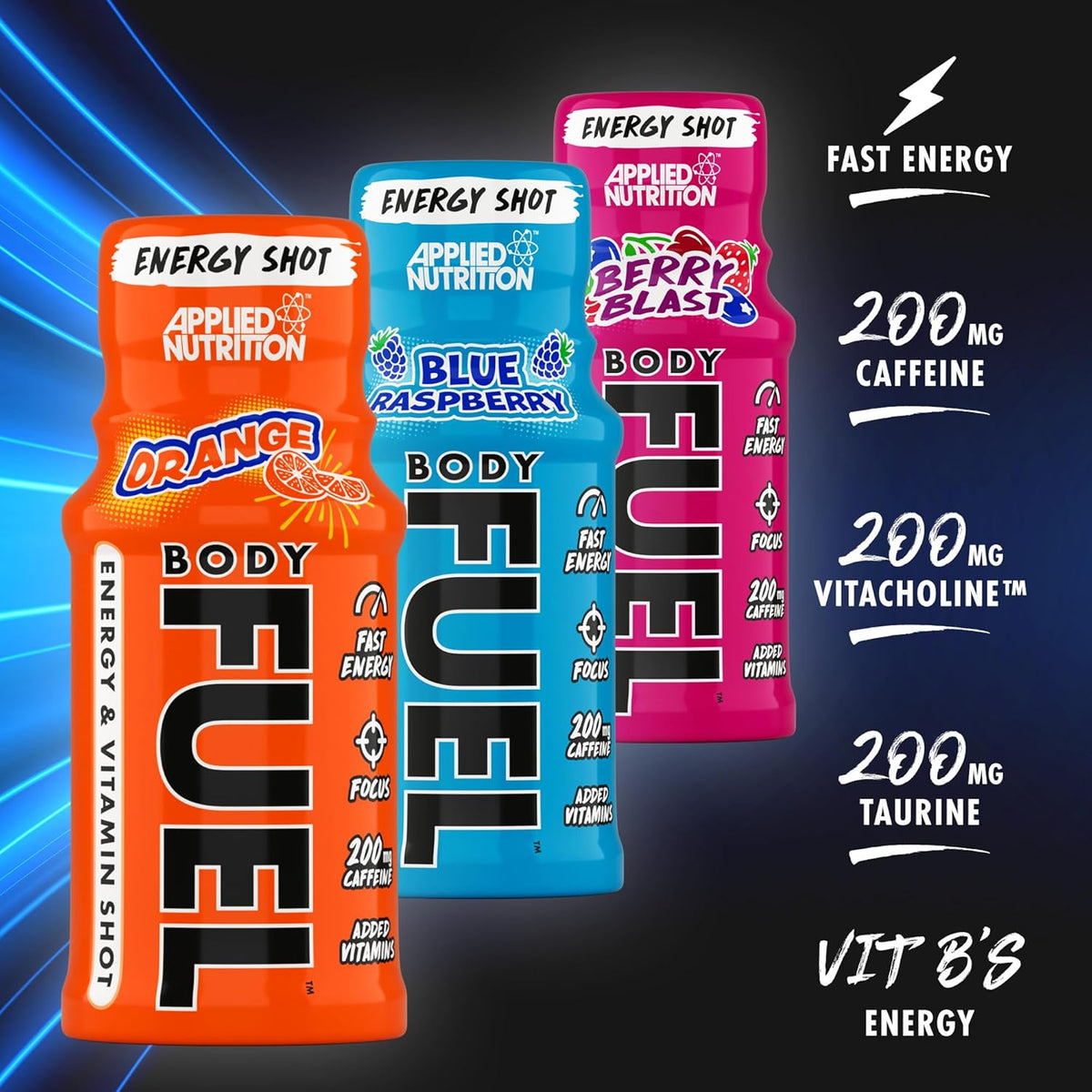 Applied Nutrition BodyFuel Prime Energy Shot (Box 12 Units x 60ml)