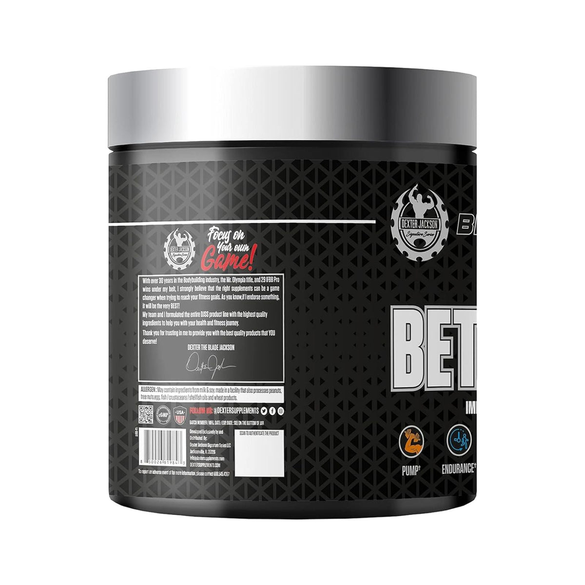 Dexter Jackson Black Series Beta Alanine- 250Gm, 63 Serving