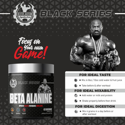Dexter Jackson Black Series Beta Alanine- 250Gm, 63 Serving