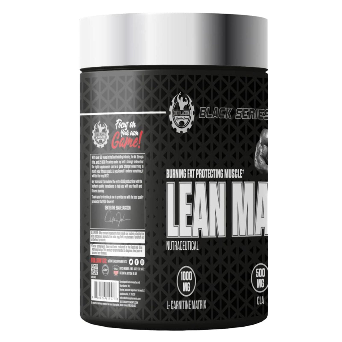 Dexter Jackson Black Series Lean Machine 60 Tablets