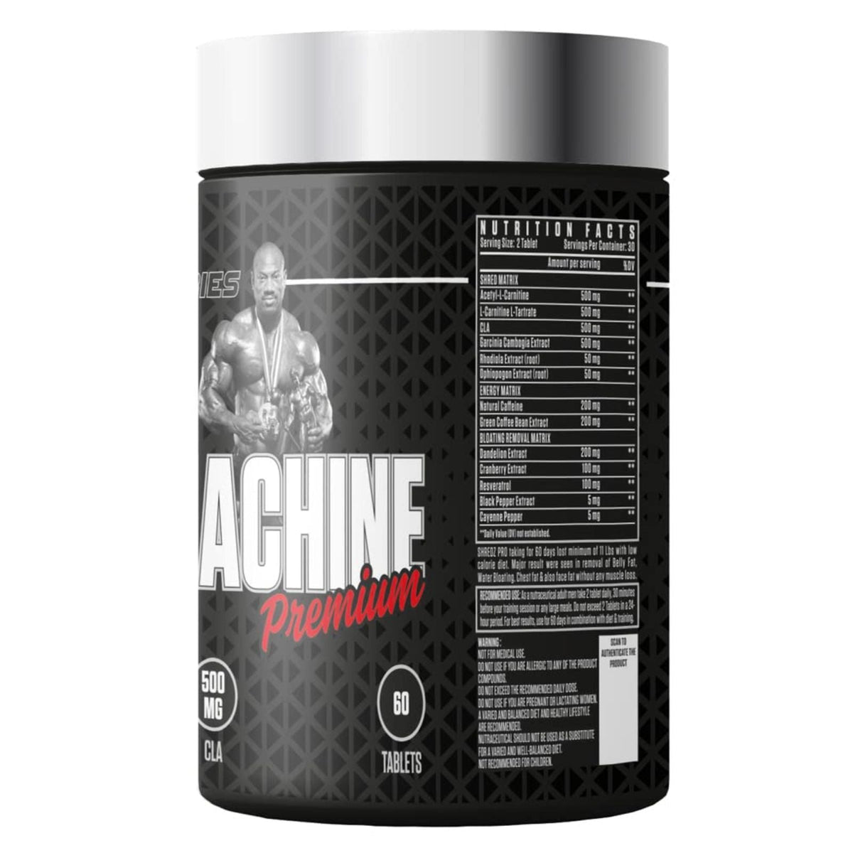 Dexter Jackson Black Series Lean Machine 60 Tablets