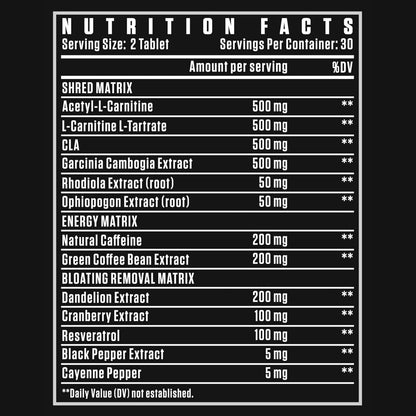 Dexter Jackson Black Series Lean Machine 60 Tablets