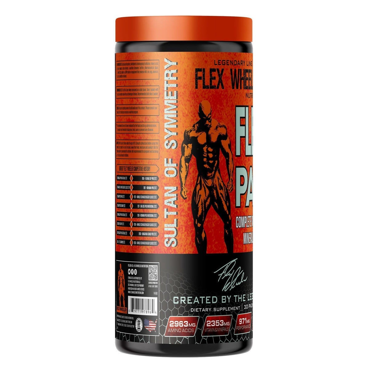 Flex Wheeler Flex Pak Complete Vitamin & Mineral Stack