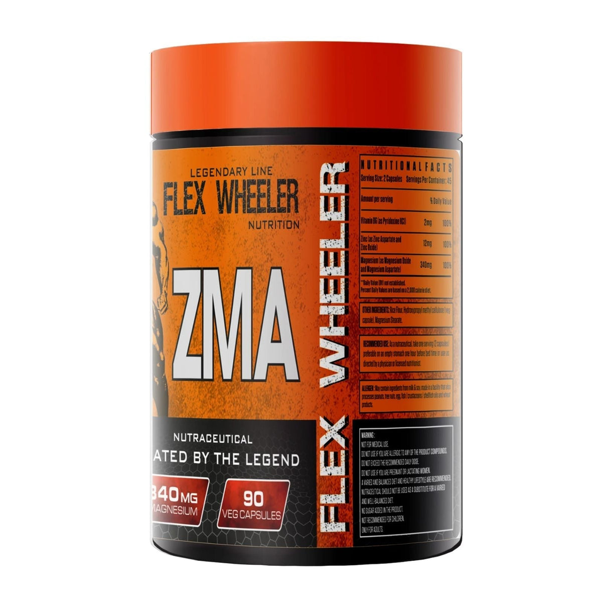 Flex Wheeler ZMA 90 Veg Capsules