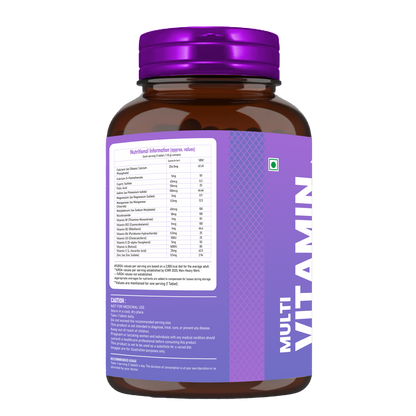 HelixLabz Advanced Multi Vitamin – Complete Multimineral & Multivitamin Formula (60 Tablets)