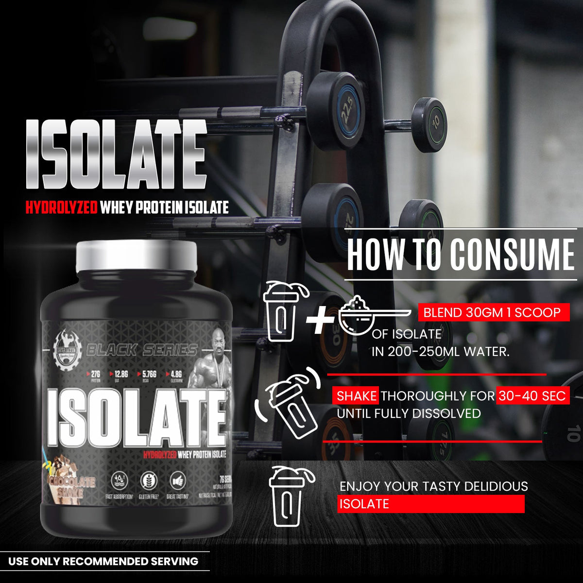 Dexter Jackson Black Series Isolate 5Lbs