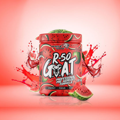 MG R-50 Goat Pre Workout – Performance Formula Powder Free Plastic Shaker