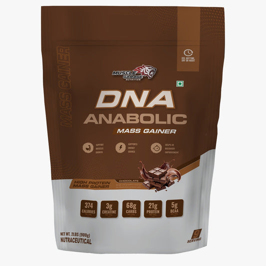 MUSCLE GARAGE DNA ANABOLIC MASS GAINER - 900G (2LBS)
