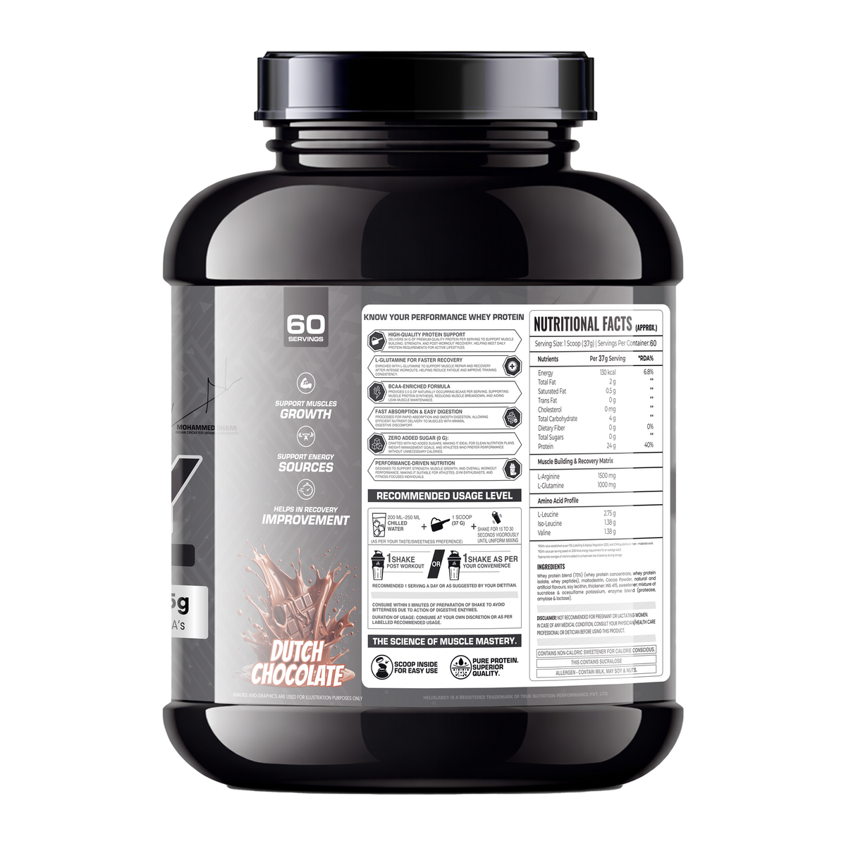 HelixLabz New Platinum Series Performance Whey Protein 2.2kg (4.89Lbs)