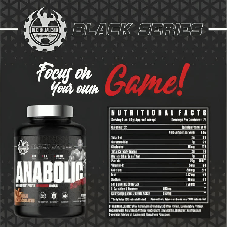 Dexter Jackson Black Series Anabolic Ripped Whey 5 Lbs