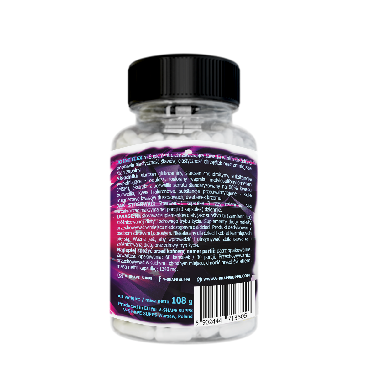 V-Shape Supps Joint Flex 90 Tablets - V-Shape Supps