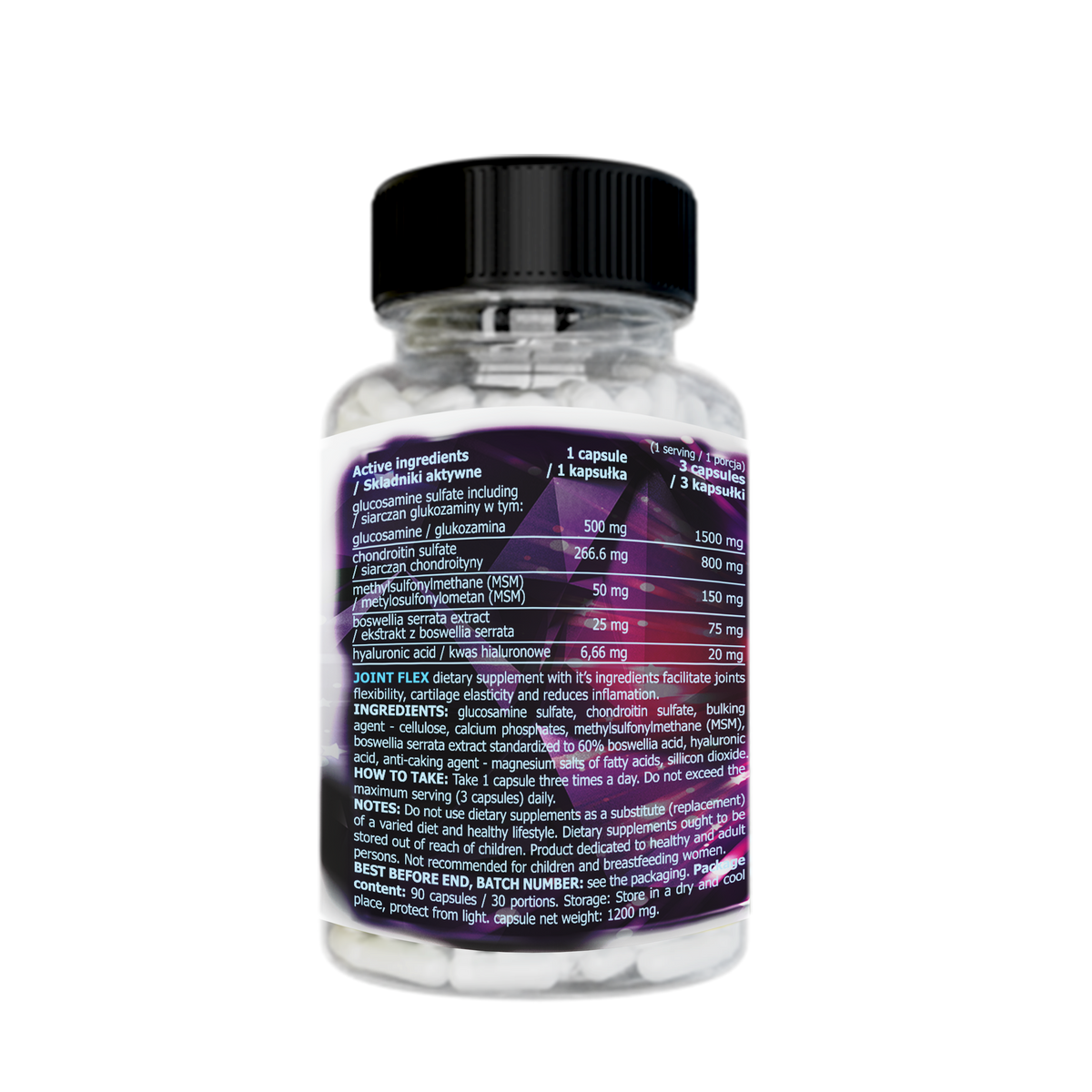 V-Shape Supps Joint Flex 90 Tablets - V-Shape Supps