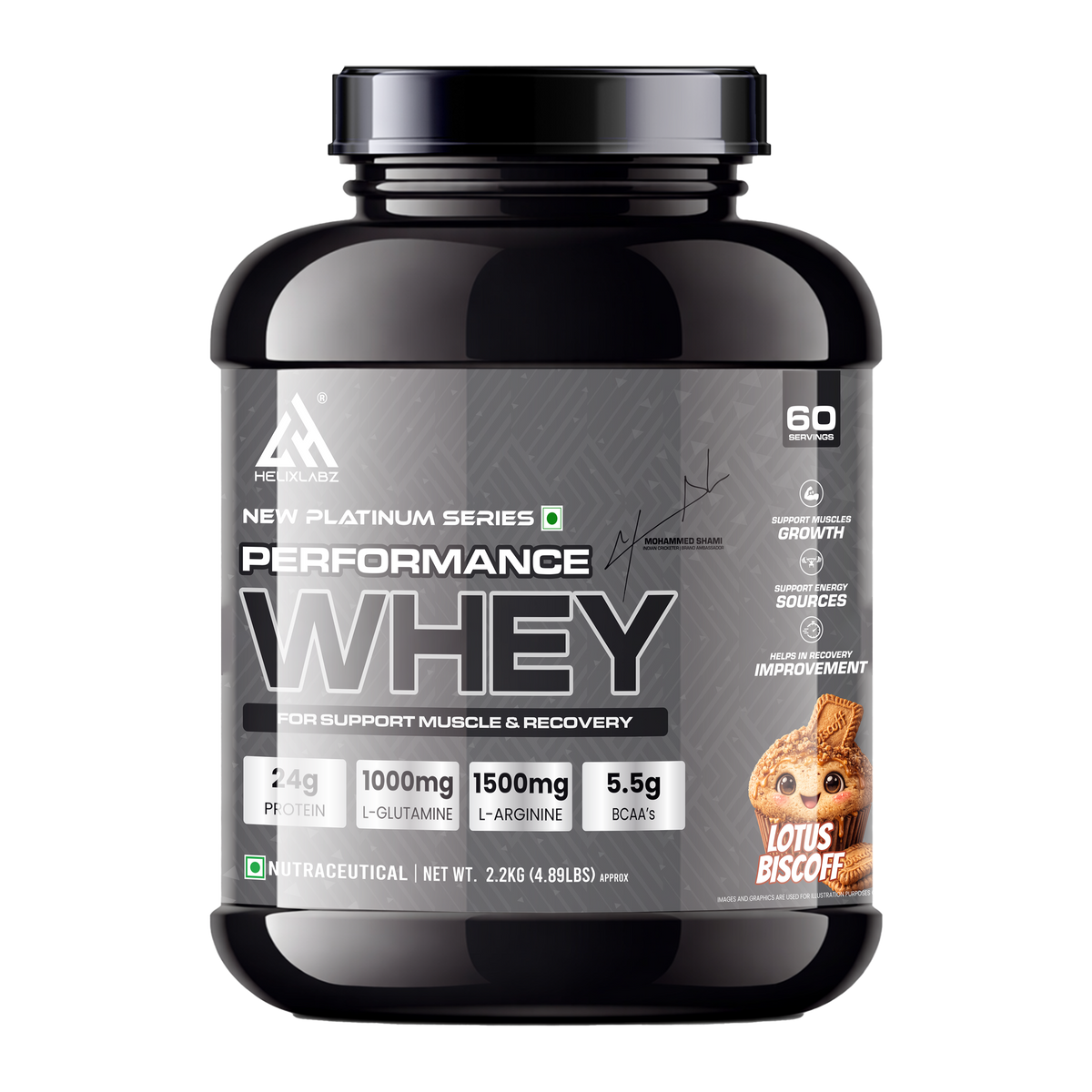 HelixLabz New Platinum Series Performance Whey Protein 2.2kg (4.89Lbs)