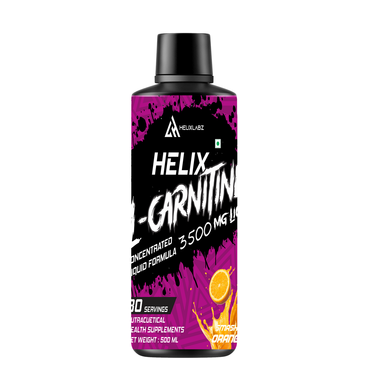 Helix Labz L-Carnitine Liquid 3500mg - (450ml, 30 Servings)