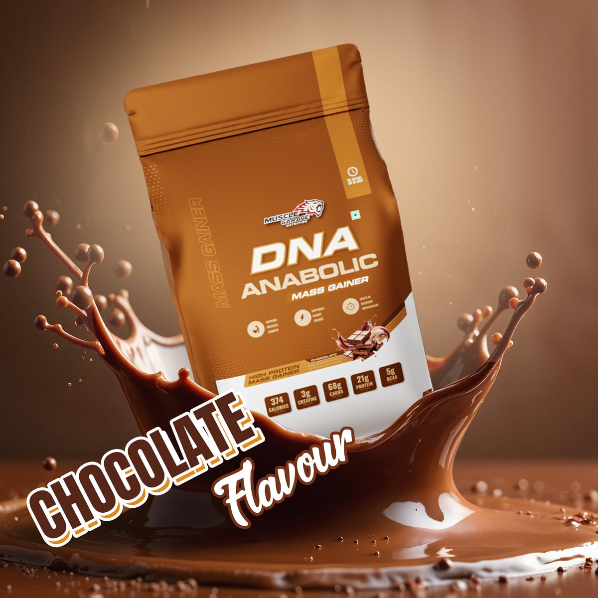 MG DNA Anabolic Mass Gainer 2.7kg (6lbs) –  Premium Mass Gainer Supplement for Bulking