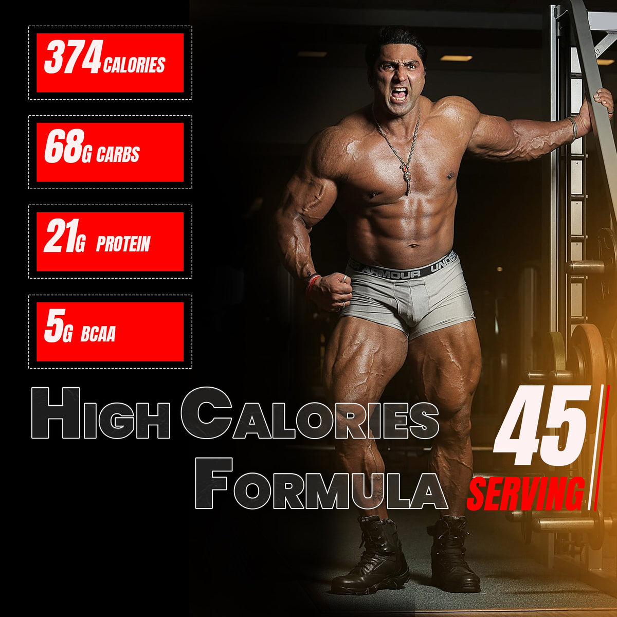 MG Anabolic Gainer Powder – 4.5KG(10LBS) | Advanced Weight Gain Formula