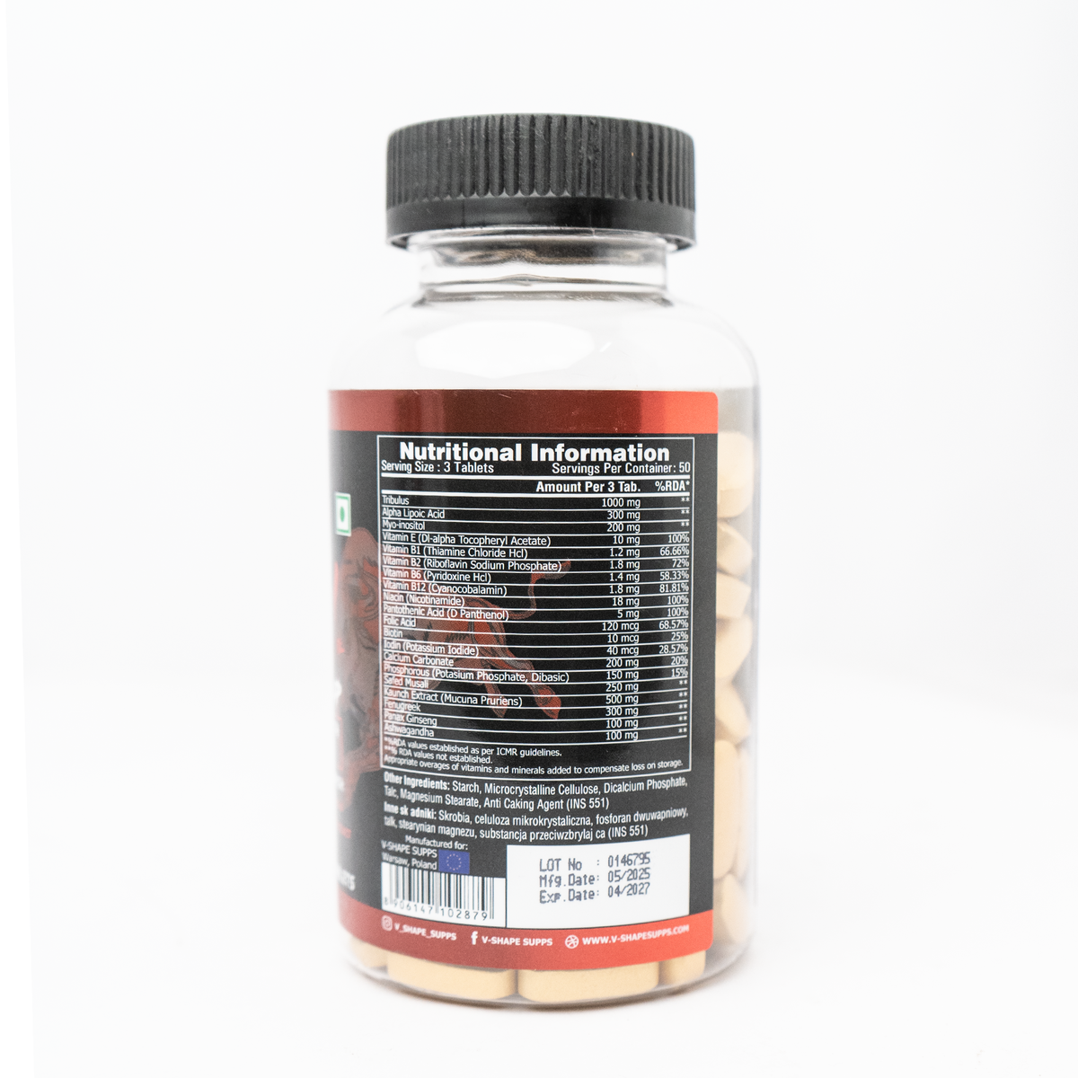 V-SHAPE Test Bull 150 Tab - V-Shape Supps