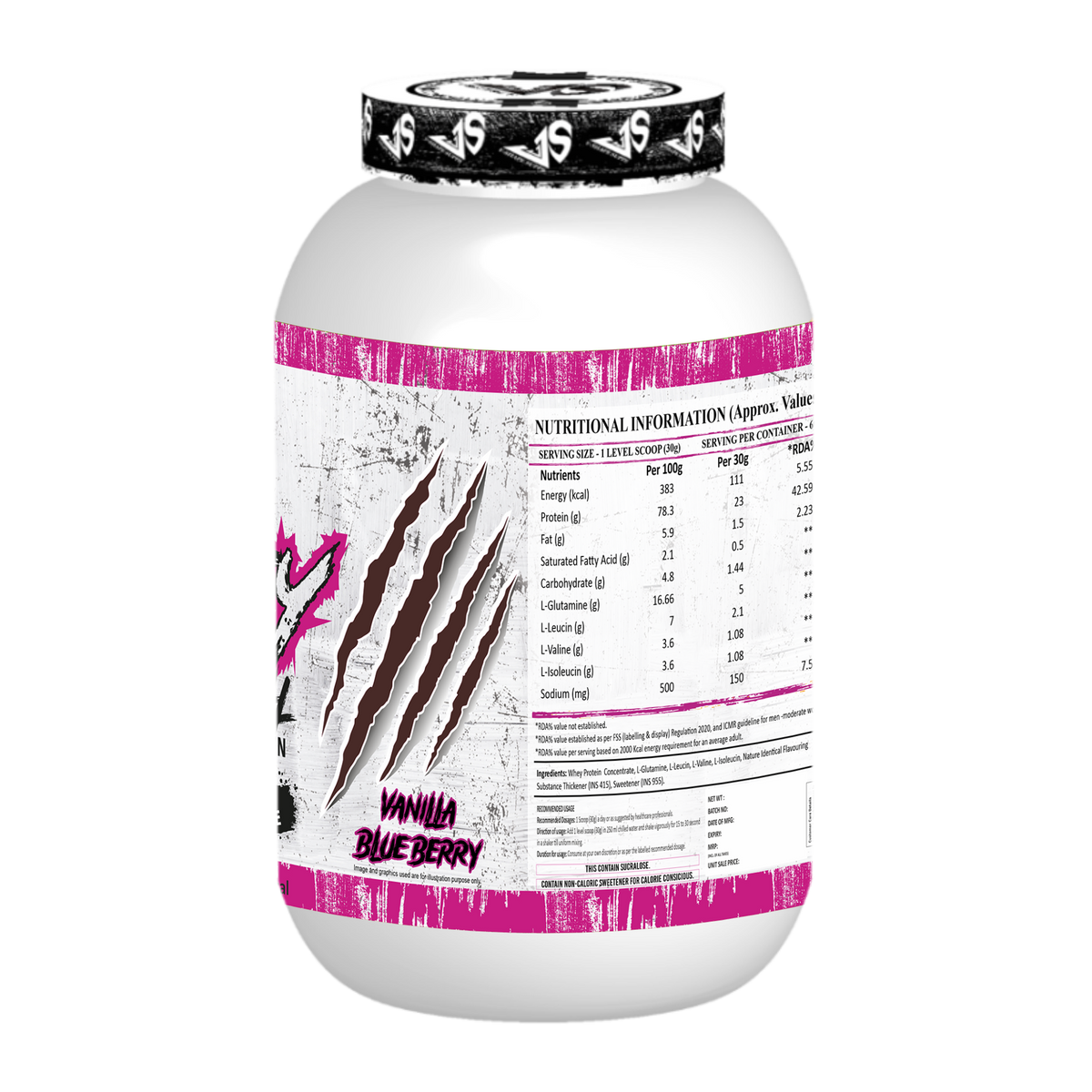 V-SHAPE V-Whey Original- 1.8Kg, 75 Servings - V-Shape Supps